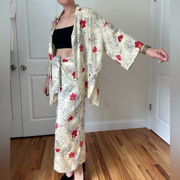 Zara Tropical Printed Skirt Set - Picture 5 of 12